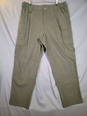 👉 5.11 Tactical Series Cargo Pants Olive Drab Ripstop Utility Outdoor  36x32